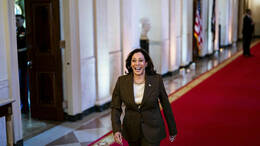 Vizepräsidentin Kamala Harris im Weißen Haus. (Archivfoto)