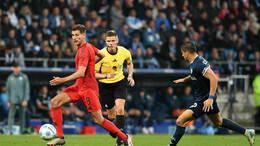 Leon Goretzka beim Spiel des FC Bayern in seiner Geburtsstadt Bochum.