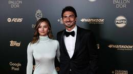 Mats Hummels und Nicola Cavanis kamen gemeinsam zum Ballon d'Or.