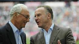 Karl-Heinz Rummenigge (r.) kannte Franz Beckenbauer (l.) über Jahrzehnte.