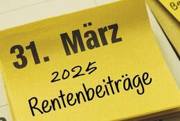 Freiwillige Rentenbeiträge