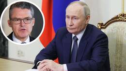 Verteidigungspolitiker Roderich Kiesewetter (CDU, li.) hat Zweifel, dass es Russland-Autokrat Wladimir Putin tatsächlich um eine Waffenruhe geht.