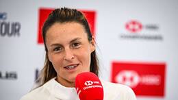 Tatjana Maria möchte mit ihrer Tochter zusammen spielen.