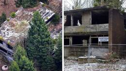 Unbewohnt und verfallen. So sieht die Villa aus, die nie eine war. (Fotomontage)