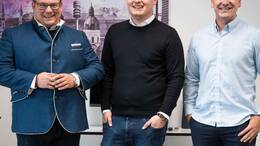 Von links: Bernhard Schindler, CEO Jannis Brendel und Mitgesellschafter Josef Köppl