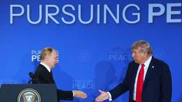 US-Präsident Donald Trump zeigte sich enttäuscht von Russlands Präsident Wladimir Putin. (Archivbild)