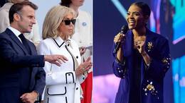 Sehen sich wohl bald vor Gericht: Emmanuel und Brigitte Macron strengen eine Verleumdungsklage gegen die US-Aktivistin Candace Owens (r.) an.