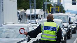 Grenzkontrollen der Bundespolizei in Freilassing. (Symbolbild)