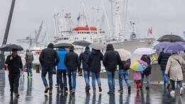 An der Nordseeküste wird eine Sturmflut erwartet.
