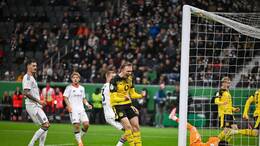 Beim 1:1-Ausgleich gegen Dortmund sah sich die Eintracht im Unrecht.
