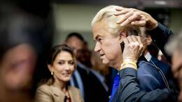 Auf dem Weg zur TV-Debatte – und zur stärksten Kraft? Geert Wilders im Niederlande-Wahlkampf.