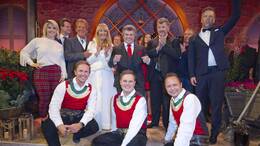 Offenburg, Germany - November 26, 2019: Aufzeichnung der SWR TV Show Weihnachten mit Andy Borg (Sendedatum 07. und 24.12. 2019) mit Semino Rossi, Johannes Kalpers, Lagana, Die jungen Zillertaler (DIE JUZI), Tom Gaebel, Beatrice Egli, Roberto, Blanco, Oesc