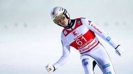 Skispringen: Philipp Raimund überzeugte auch am Samstag in Klingenthal.