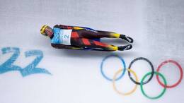 Rennrodeln: Felix Loch bei den Olympischen Spielen 2022.