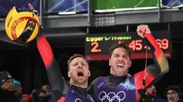 Rodeln: Das Duo Wendl/Arlt holte im Doppelsitzer der Herren Bronze bei Olympia.