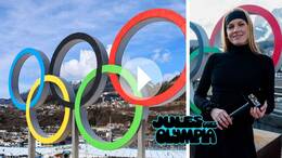 Moderatorin Julia Ertel war auch am 11. Februar wieder in olympischer Mission unterwegs.