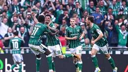 Großer Jubel: Werder Bremen schlägt den HSV im Derby mit 3:1. Wer ist euer Spieler des Spiels?