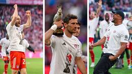 Der FC Bayern feiert ausgelassen seinen deutschen Meistertitel.