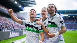 Der SV Werder Bremen bastelt am Bundesliga-Kader für die neue Saison - und soll ein Auge auf Enzo Leopold (links); Kapitän von Hannover 96, geworfen haben!