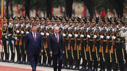 Kurz nach Donald Trump wird auch der russische Präsident Wladimir Putin in Peking empfangen.