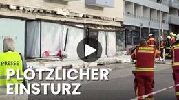 Plötzlicher Einsturz eines Beton-Vordachs auf Sylt